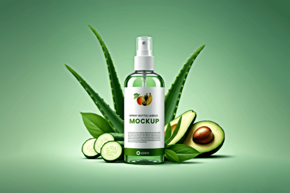 Download Products Spray Bottle Label Mockup - Spray bottle label Collection