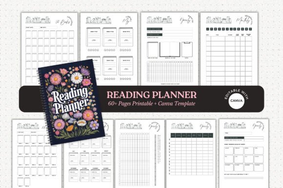 Download Reading Planner Journal Template - Reading planner Collection