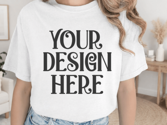 Download Comfort Colors 1717 White T-shirt Mockup - Premium Resources