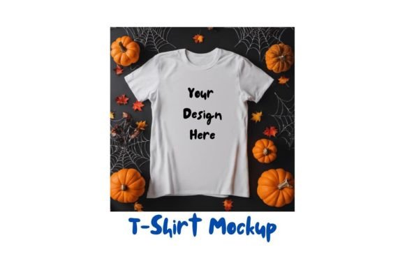 Download White T-Shirt Mockup Halloween - Shirt mockup Collection