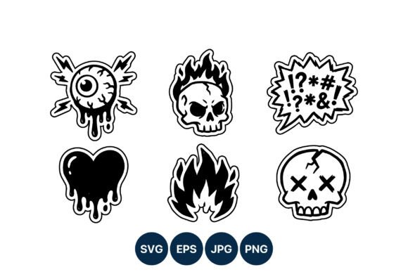 Download Dripping Eyeball Skull Flame Vector - Flame Collection