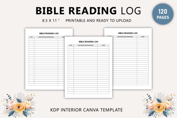 Download Bible Reading Log Canva Template - Premium Resources