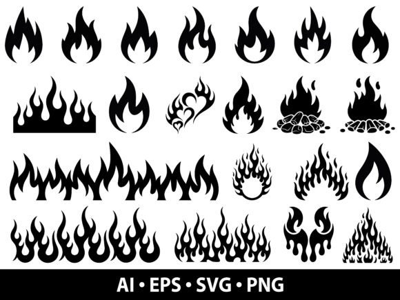 Download Flame SVG Bundle - Flame Collection