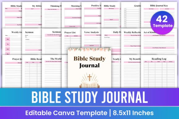 Download Bible Study Journal Canva Template - Premium Resources